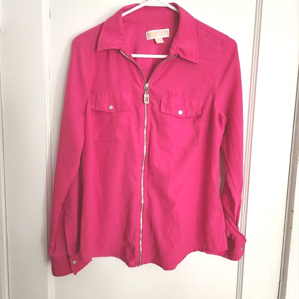 Michael Kors Hot Pink Blouse